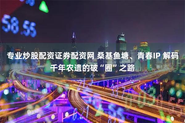专业炒股配资证券配资网 桑基鱼塘、青春IP 解码千年农遗的破“圈”之路